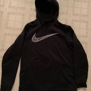 Two Black Nike Sweatshirts